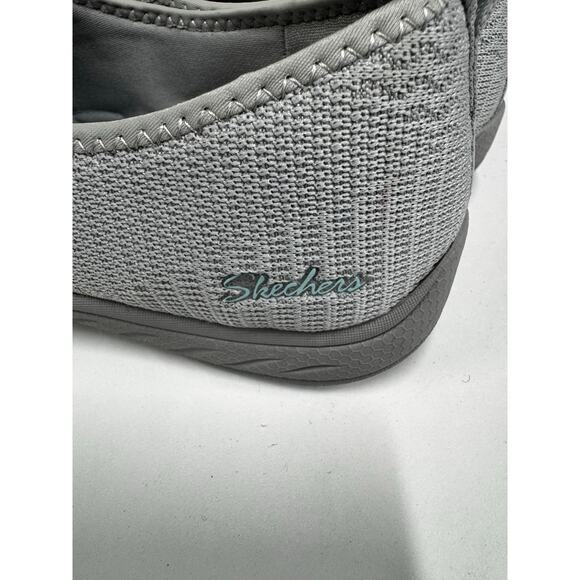 Skechers Women's Casual Breathe-Easy-A-Look Mary Jane Flat Size 11 Gray - Picture 14 of 14